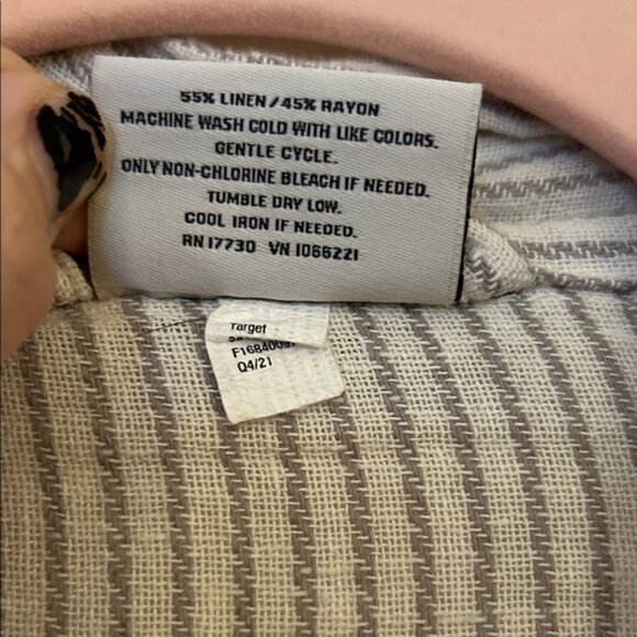 Magnolia Striped Cream Robe - Picture 3 of 6